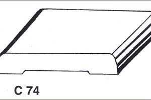 Coprifili in legno per porte lisci dalla forma piatta e arrotonda   Modelli : C 74